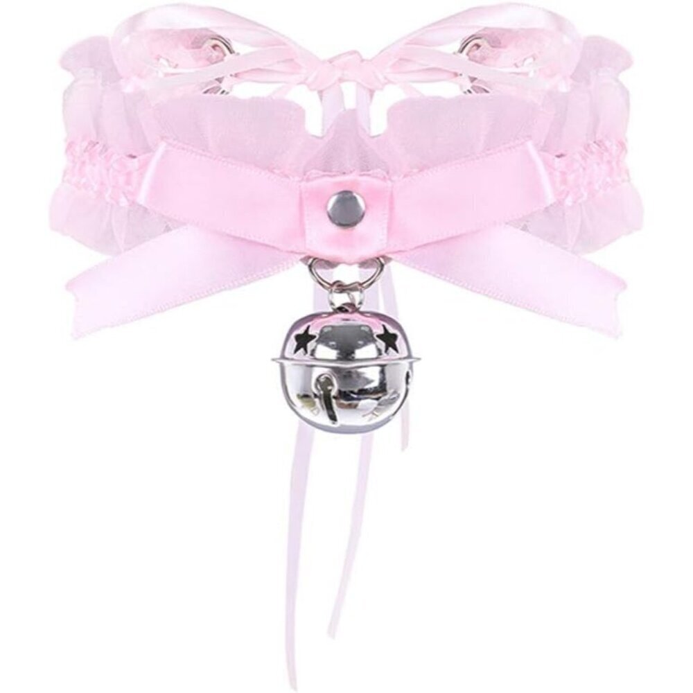 Gothic Choker Necklaces Alloy Ribbon Adjustable Women's Girls Fashion